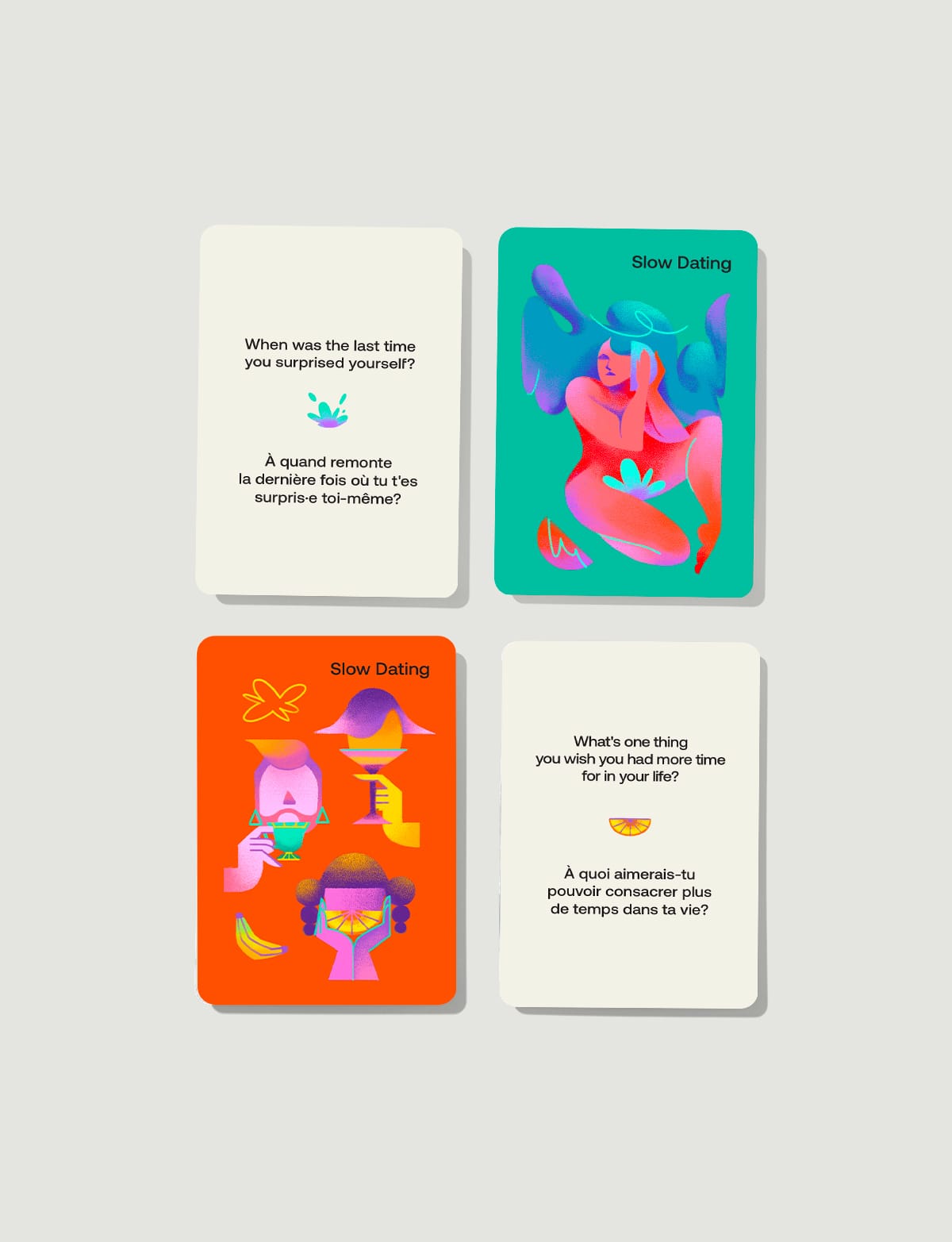 Slow Dating for all humans - Afterglo Slow Dating for all humans card game