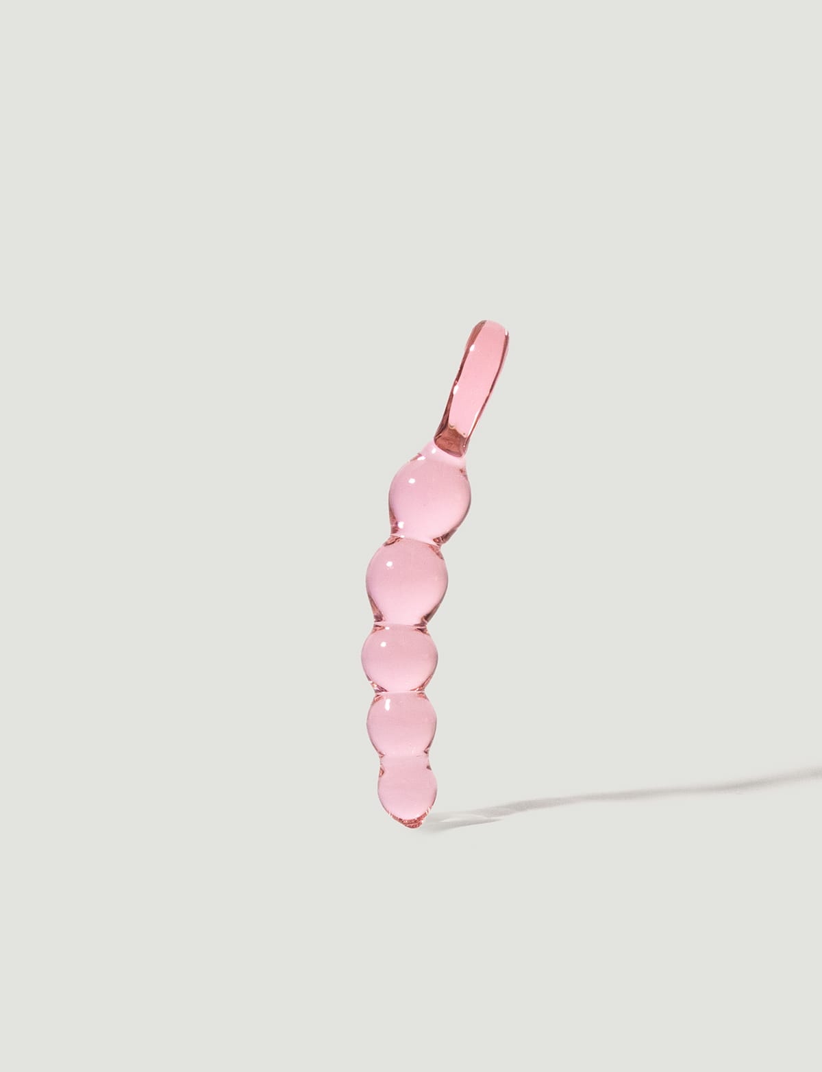 Icicles No. 43 - Icicles No 43 heart glass beaded massager dildo • Afterglo