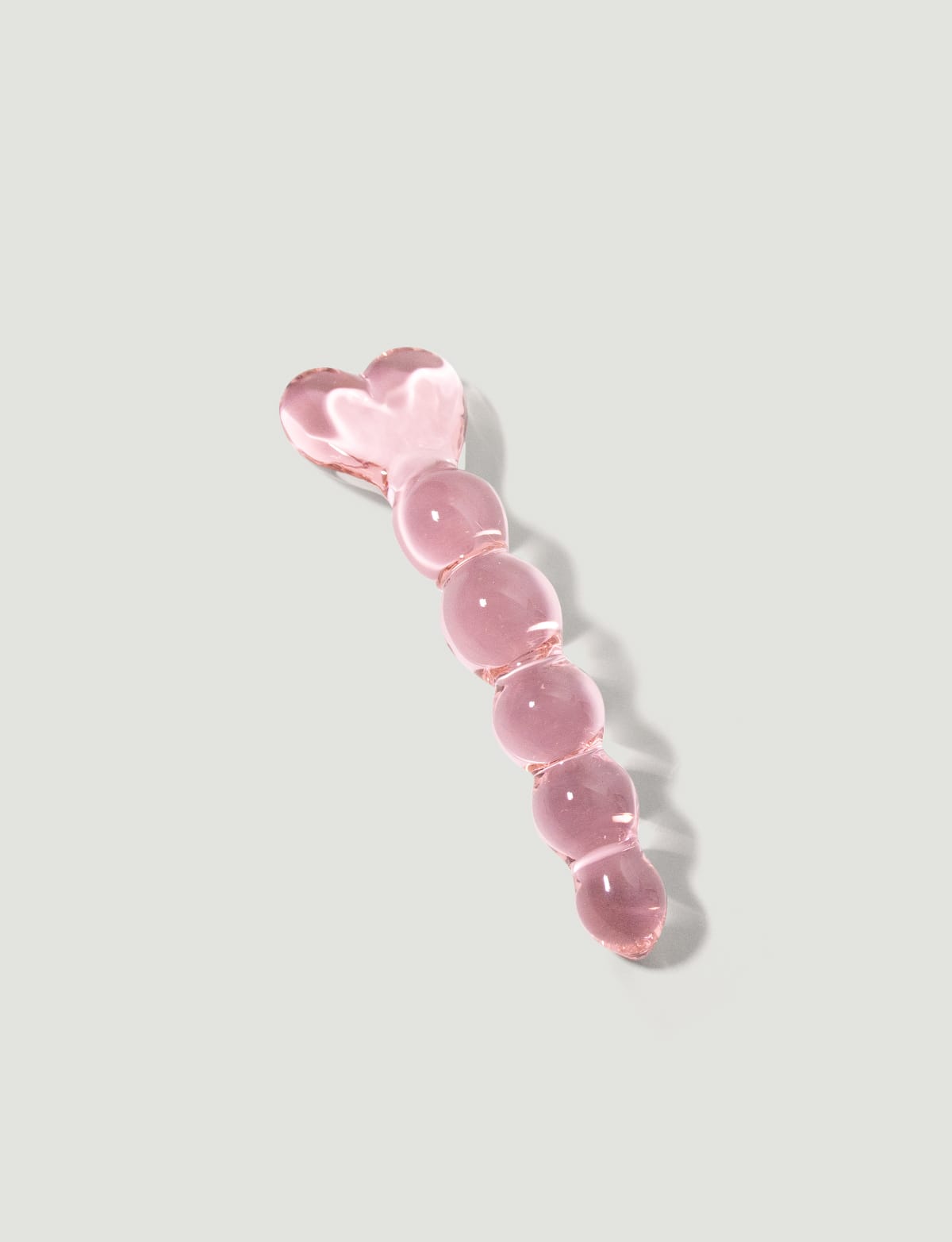 Icicles No. 43 - Icicles No 43 heart glass beaded massager dildo • Afterglo