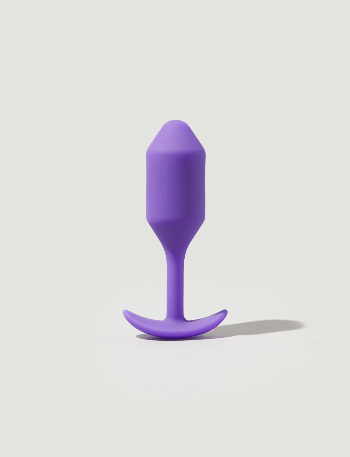 Snug Plug 2 - bVibe Snug Plug 2 Weighted Butt Plug Purple
