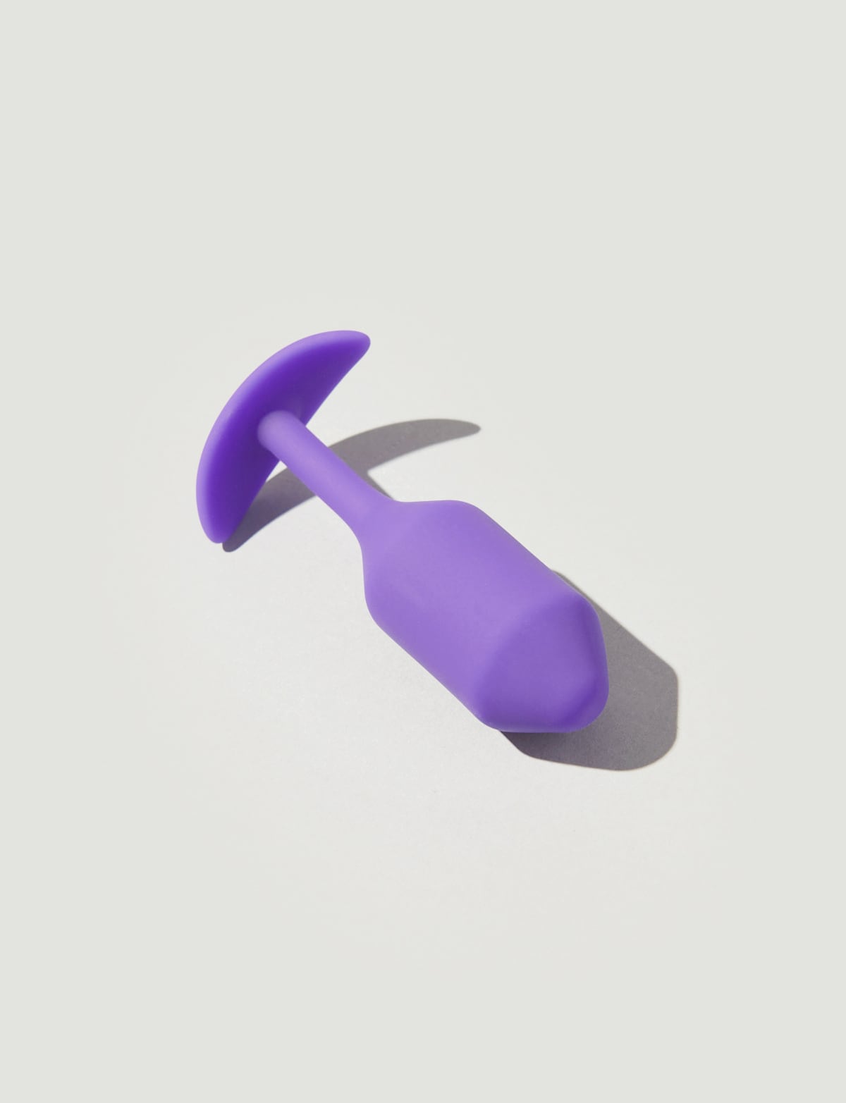 Snug Plug 2 - bVibe Snug Plug 2 Weighted Butt Plug Purple
